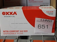 1000 latex handschoenen oxxa maat 8/m. - afbeelding 2 van  2
