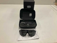 100percent s2 soft tact black -smoke lens fietsbril - afbeelding 1 van  3