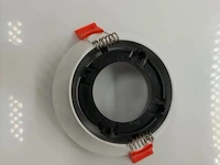 100x inbouwlamp gu10 – richtbaar – rond – zwart/wit – ip20 - afbeelding 3 van  4