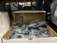 100x lade handvat 96 mm zwart - afbeelding 3 van  4
