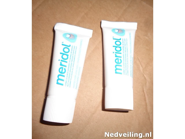 100x meridol tandpasta voor tandvleesbescherming 20ml - afbeelding 2 van  5