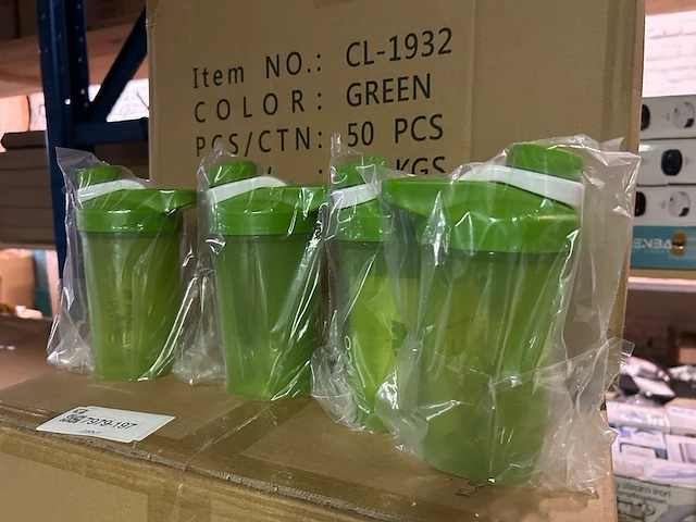 100x shakebeker groen - afbeelding 3 van  4