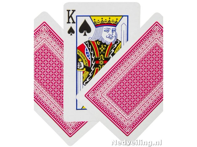 100x speelkaarten plastic coated - afbeelding 6 van  7