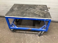 100x70x66cm - plateauwagen - afbeelding 2 van  3