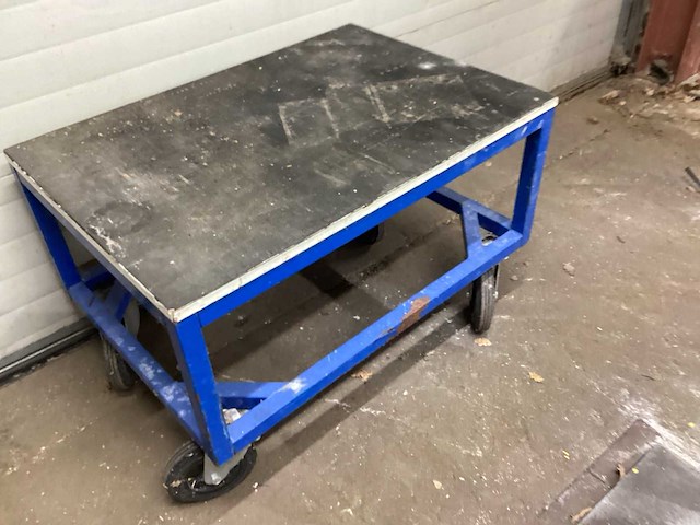 100x70x66cm - plateauwagen - afbeelding 3 van  3