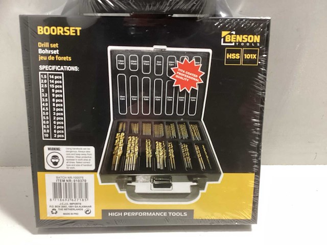 101 delige cobaltborenset (3x) - afbeelding 2 van  3