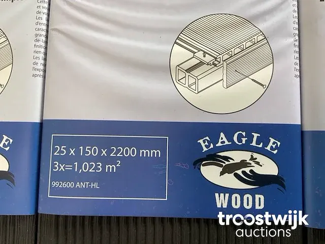 1,023m² composiet vlonderpakket antraciet - afbeelding 2 van  7