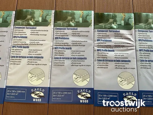 1,023m² composiet vlonderpakket bruin - afbeelding 3 van  6