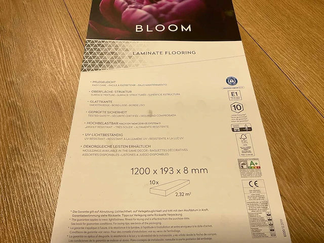 102m² purity bloom acacia bruin laminaatvloer - afbeelding 4 van  8