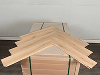 103 m2 parket eiken visgraat mutliplank - 750 x 130 x 14 mm - afbeelding 3 van  4
