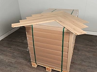 103 m2 parket eiken visgraat mutliplank - 750 x 130 x 14 mm - afbeelding 4 van  4
