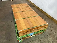 10,32m² elephant - vlonderplank hardhout semi-ribbel 215x12x1.9 cm - afbeelding 3 van  8