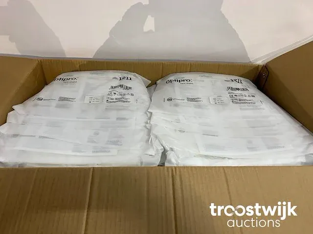 10800 optipro 1211 gelaatsbescherming / face shield's - afbeelding 2 van  7