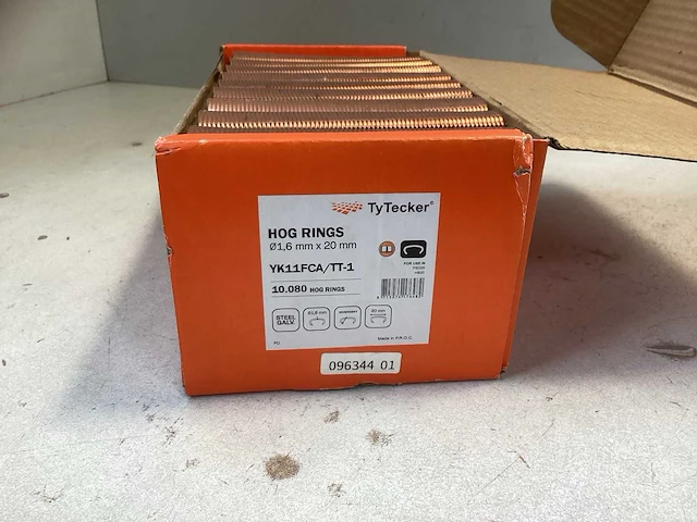 (10800x) tytecker hog rings - 20mm - afbeelding 4 van  4