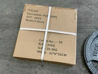 10kg - set van 2 halterschijven (5x) - afbeelding 2 van  2