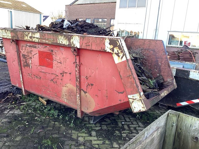 10m3 afvalcontainer portaal - afbeelding 1 van  3