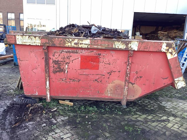 10m3 afvalcontainer portaal - afbeelding 2 van  3