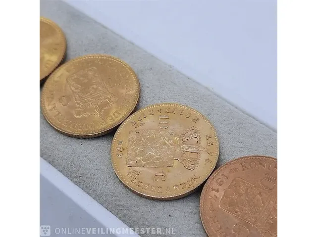 10x 10 gulden munt - afbeelding 8 van  22