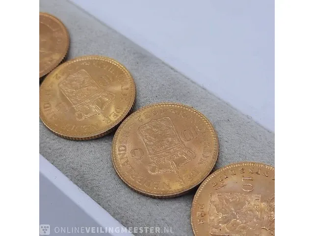 10x 10 gulden munt - afbeelding 9 van  22