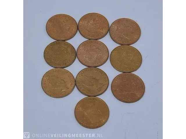 10x 10 gulden munt - afbeelding 3 van  3