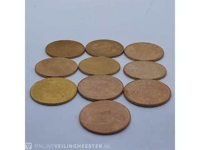 10x 10 gulden munt - afbeelding 1 van  5