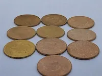 10x 10 gulden munt - afbeelding 1 van  5