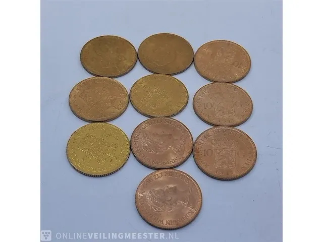 10x 10 gulden munt - afbeelding 2 van  5