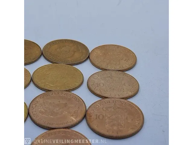 10x 10 gulden munt - afbeelding 4 van  5