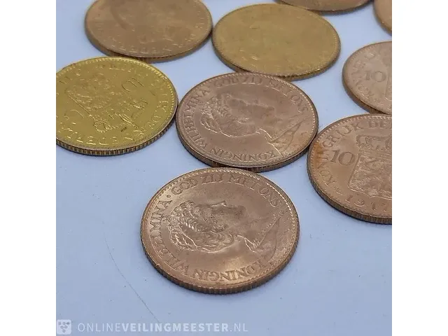 10x 10 gulden munt - afbeelding 5 van  5