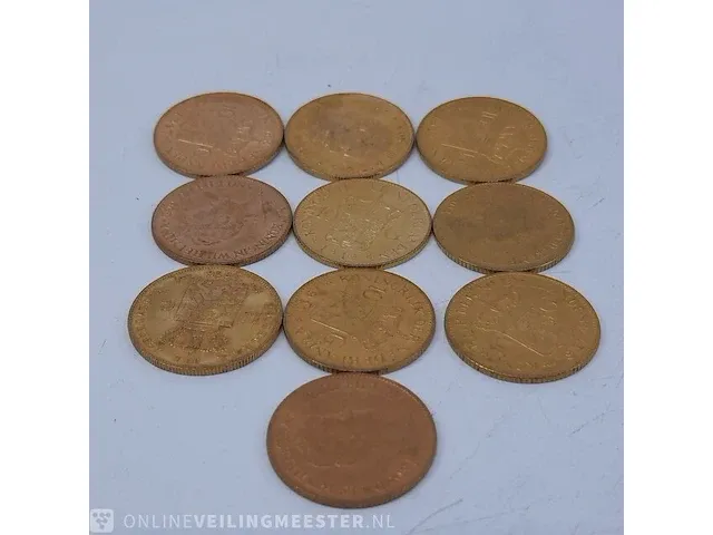 10x 10 gulden munt - afbeelding 1 van  4