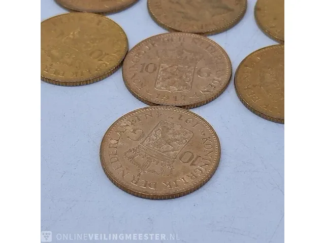 10x 10 gulden munt - afbeelding 4 van  4