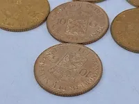 10x 10 gulden munt - afbeelding 4 van  4