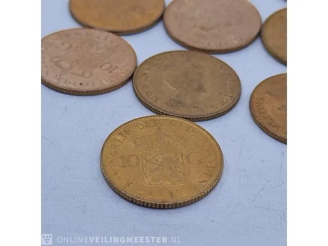 10x 10 gulden munt - afbeelding 4 van  4