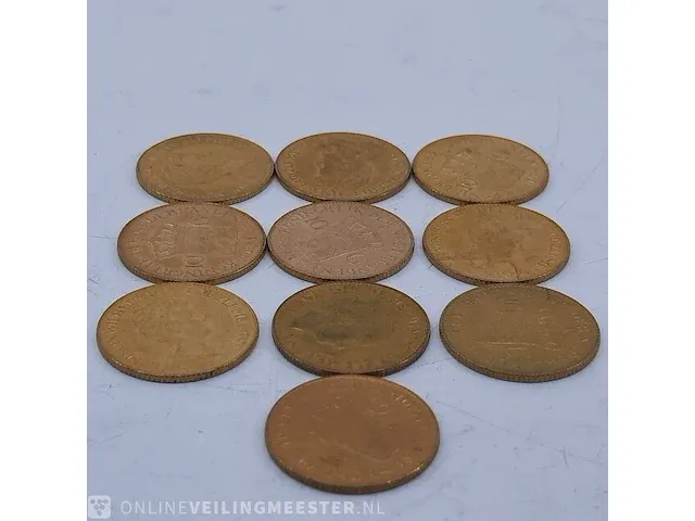 10x 10 gulden munt - afbeelding 1 van  4