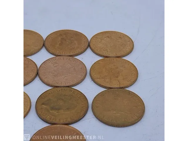 10x 10 gulden munt - afbeelding 3 van  4