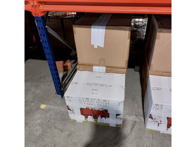 10x ballonstandaard mr & mrs - wit - per set ginger ray - afbeelding 3 van  3