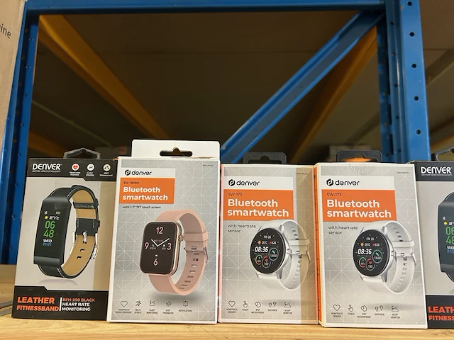 10x bluetooth smartwatch en fitnessband denver - afbeelding 3 van  6