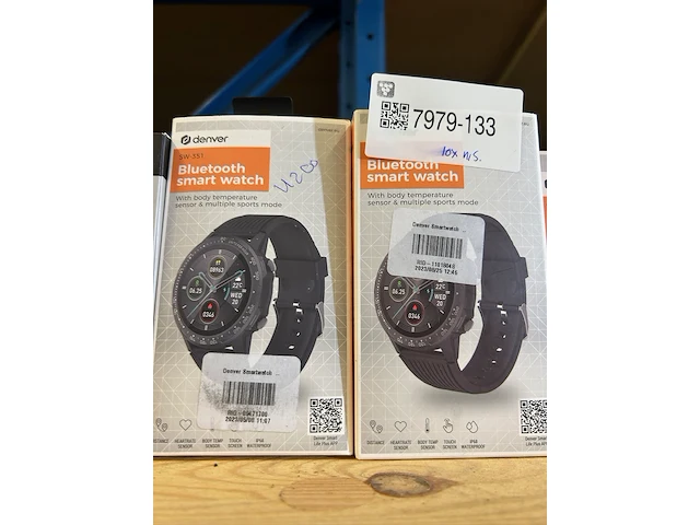 10x bluetooth smartwatch en fitnessband denver - afbeelding 5 van  6