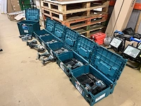 10x bouwgereedschap/boormachines, 6x m-box makita - afbeelding 1 van  10