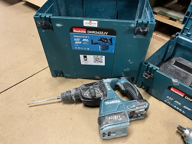 10x bouwgereedschap/boormachines, 6x m-box makita - afbeelding 9 van  10