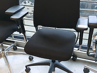 10x bureaustoelen arabert en bnz, ergonomisch, zwart - afbeelding 6 van  10
