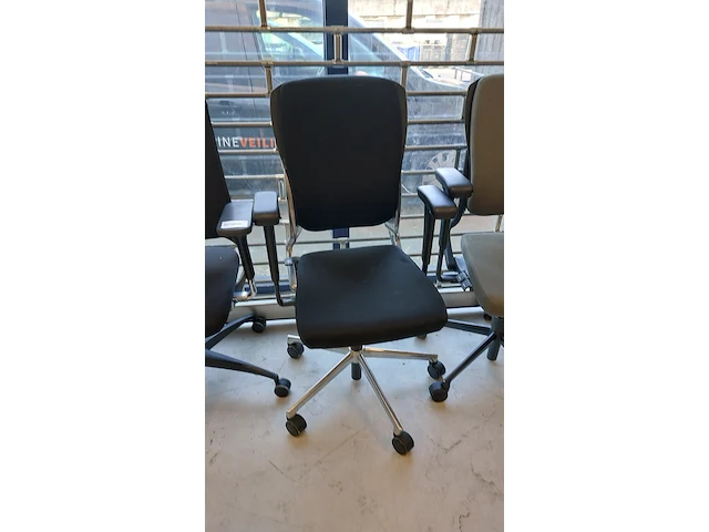 10x bureaustoelen arabert en bnz, ergonomisch, zwart - afbeelding 7 van  10