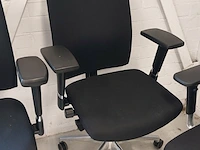 10x bureaustoelen arabert en bnz, ergonomisch, zwart - afbeelding 10 van  10