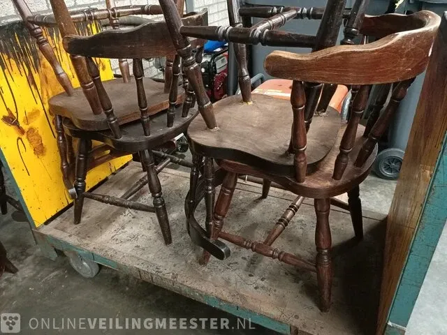 10x cafestoel - afbeelding 6 van  8