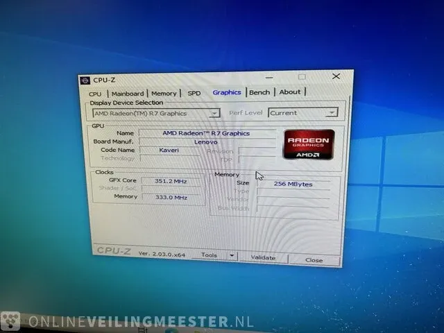 10x computer lenovo, thinkcentre m79 incl. monitoren , zwart - afbeelding 4 van  13