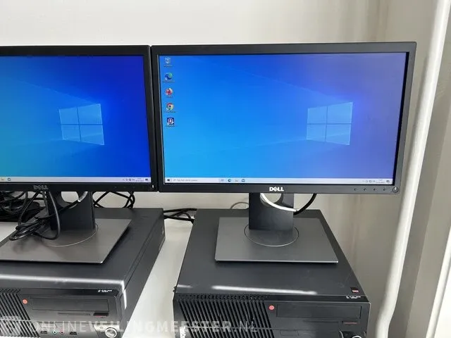 10x computer lenovo, thinkcentre m79 incl. monitoren , zwart - afbeelding 9 van  13