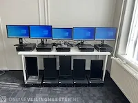 10x computer lenovo, thinkcentre m79 incl. monitoren , zwart - afbeelding 1 van  9