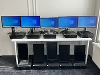10x computer lenovo, thinkcentre m79 incl. monitoren , zwart - afbeelding 2 van  9