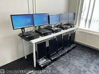 10x computer lenovo, thinkcentre m79 incl. monitoren , zwart - afbeelding 3 van  9