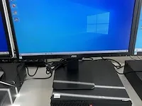 10x computer lenovo, thinkcentre m79 incl. monitoren , zwart - afbeelding 4 van  9